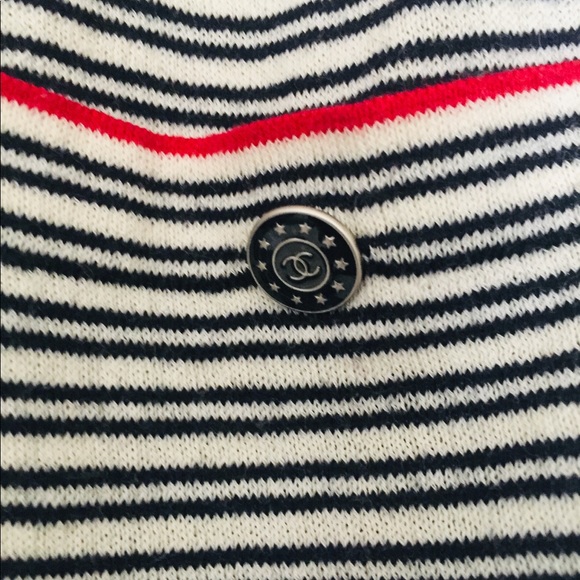 Chanel Striped Long Cardigan US 4-6 - Picture 7 of 10